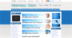 Desktop Screenshot of marmaraozon.com